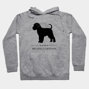 Brussels Griffon Black Silhouette Hoodie